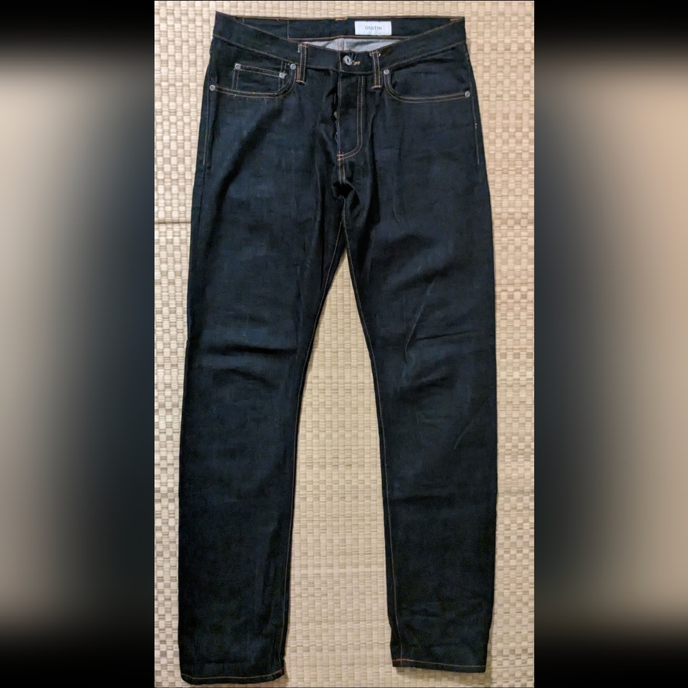 Gustin Selvedge Jeans Slim Blue Men’s Size 34 Made in USA